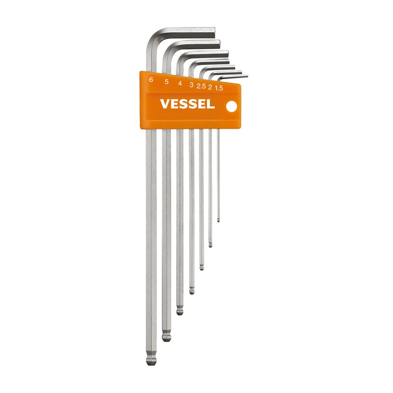 Vessel 7 Piece Hex Set Long Series 1.5-6mm