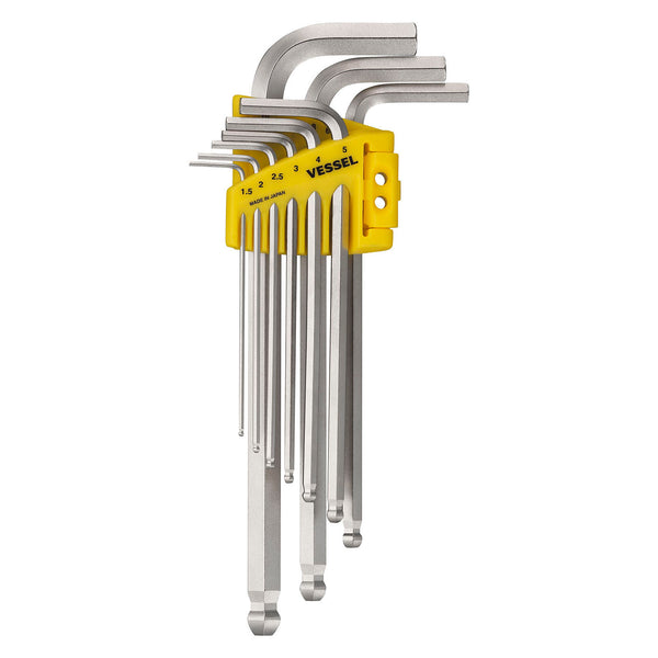 Vessel 8309BP9 9pc 1.5mm To 10mm Ball End Set