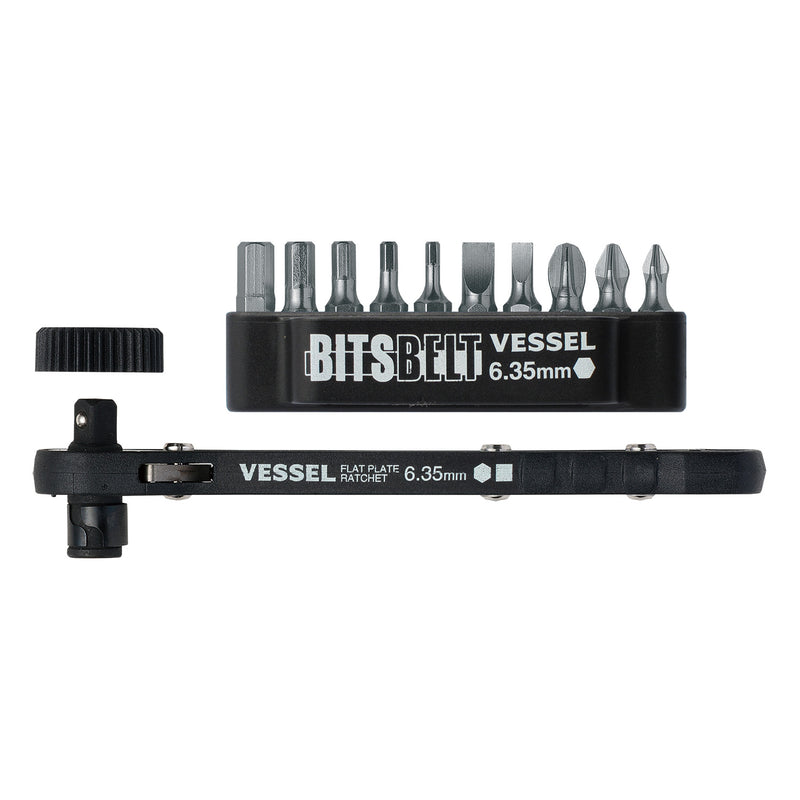 Vessel Flat Plate Ratchet 10 Bits