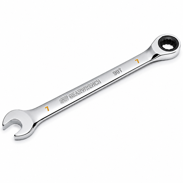 Gearwrench 7mm 90T 12 Point Combination Ratcheting Wrench - GW86907