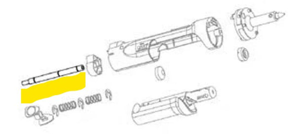 Pace Plunger Shaft - 1261-0154-P1