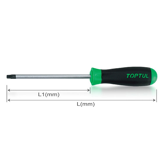Toptul Tamperproof Screwdriver Torx T40 x 150mm