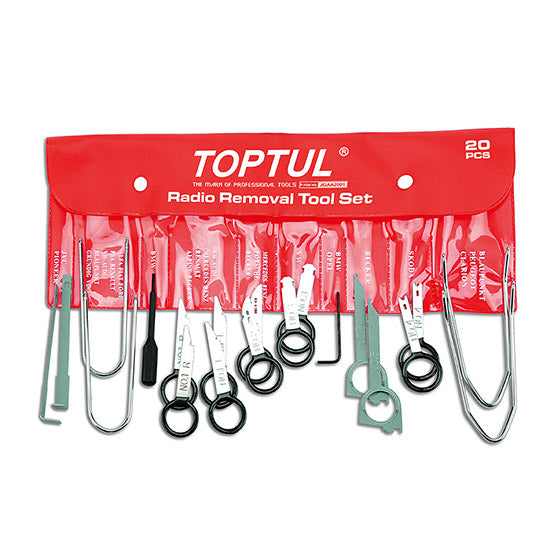 Toptul Radio Removal Tool Set 20pce