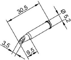 Ersa 0102WDLF35 Soldering Tip