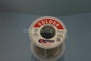 Asahi Solder 2% Silver 0.4mm Wire, 200grm Roll