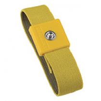 Desco Elastic Adjustable Wristband ONLY, Antii-allergenic, Yellow, 4mm