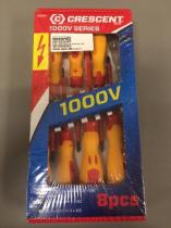 8 PC 1000 Volts Screwdriver Set