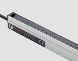 Fraser 1250-S Static Eliminator w/studs sliding in slot 2000mm