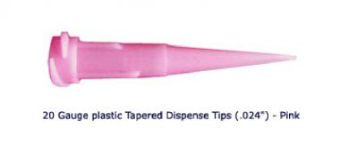 Dispensing Tip, PLASTIC/Pink 20 Gauge