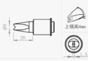 Quick Soldering Tip, 6DV2-01, 503 Series, For TS1300