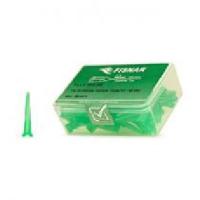 Fisnar Quantx Tapered Dispensing Tip, PLASTIC/Green, 18 Gauge, Pack of 50