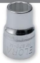 Elora 870-W1/4 3/8in 12 Point 1/4in Socket Whitworth