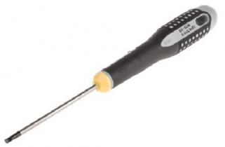 Bahco Slotted Head Screwdriver 2.5mm tip, 75mm Bla