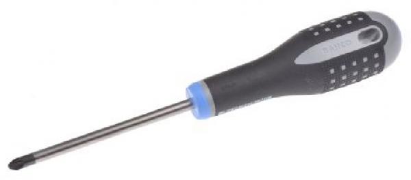 Bahco Pozidrive Screwdriver PZ-2 tip, 100mm Blade