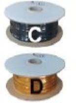 Twist Tie Ribbon for PB-350 Hand Held Machine, Packing, Box of 10 spools, Al Foil BLACK
