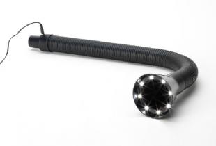 Bofa ESD Stay Put Fume Extraction Arm LED Lights, 50mm, Black