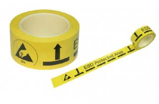 Floor Tape Adhesive Yellow Esd Area 50mm ,33m