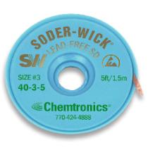 Chemtronics Green #3 L/F Solder Wick 5ft