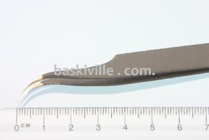 Sipel Tweezers Epoxy Coated, Curved , Very Fine, 120mm