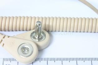 Desco Beige Coil Cord Angle Banana