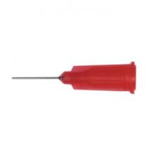 Fisnar Quantx Straight Dispensing Tip, METAL/Red, 25 Gauge, 12.7mm