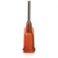 Fisnar Quantx Straight Dispensing Tip, METAL/Amber, 15 Gauge, 12.7mm