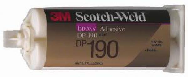 3M Scotch Weld Epoxy Adhesive, Clear, 50mls, Ctn12
