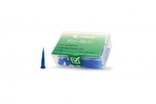 Fisnar Quantx Tapered Dispensing Tip, PLASTIC/Blue, 22 Gauge, Pack of 50