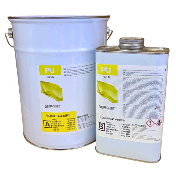 Electrolube Potting Compound, Encapsulating, Polyurethane Resin, Black, 5Kg's
