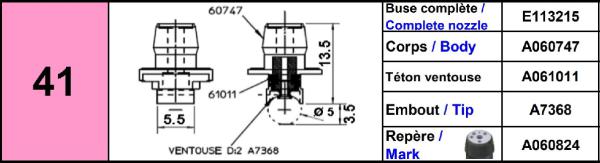 Europlacer Suction Cup For Nozzle Code No.41