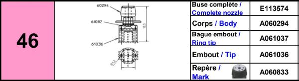 Europlacer Ring Tip For Nozzle Code No.46