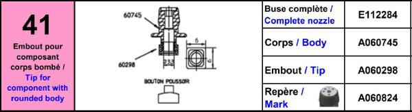 Europlacer Nozzle Complete No.41