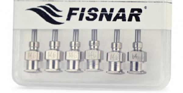Fisnar Quantx Straight Dispensing Tip, METAL 14 Gauge, 12.7mm, 10 packs of 12