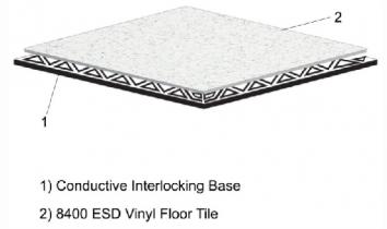 FreeStyle 8400 Interlocking Tile GREY