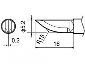 Hakko Thermal Wire Stripper Blade G3-1601, Hot Knife