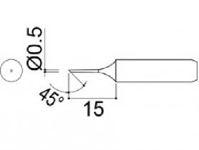 Hakko 900M Series Solder Tip, Shape 0.5C