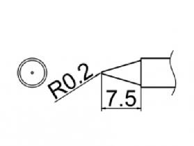 Hakko T12 Series Solder Tip, Shape B