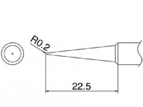 Hakko Solder Tip For FX888 Shape BL