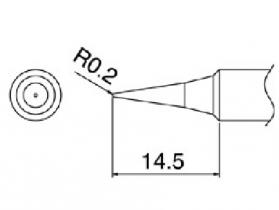 Hakko Solder Tip For FX888 Shape I