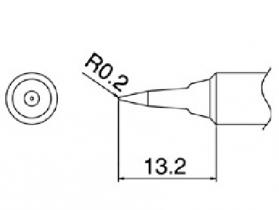 Hakko Solder Tip For FX888 Shape SB