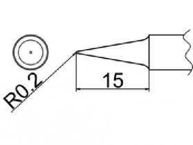 Hakko Solder Tip For FX-838 Shape BL