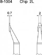 Hakko Tweezer Tips For FM2022 Handpiece  2L