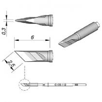 JBC Nano Solder Tip 2.5mm Knife