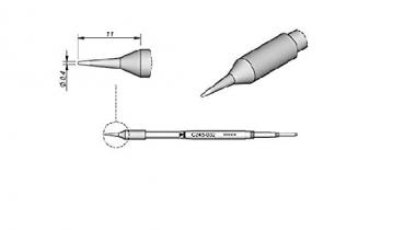 JBC Soldering Tip Cartridge Conical, 0.4mm