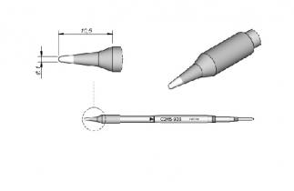 JBC Soldering Tip Cartridge Conical, 1mm