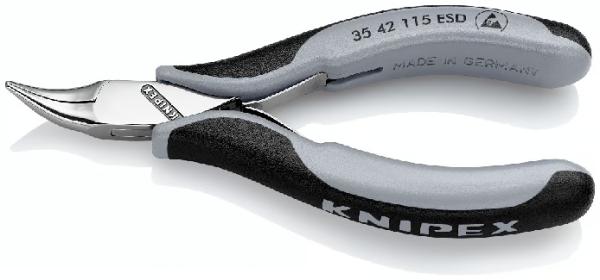 KNIPEX ELECTRONIC PLIER BENT NOSE