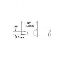 Metcal Solder Tip Cart Chisel 30 Deg 2.5mm x 9.9mm