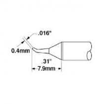 Metcal Solder Tip 30 Deg, Sharp Bent