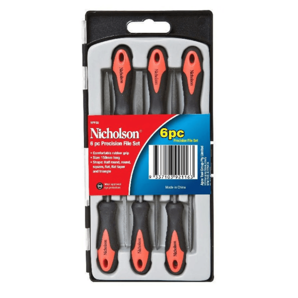 Nicholson, 6PC Precision File Set