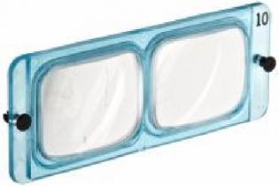 Opti Visor Lens Plate ONLY # 4, 2 X at 6''